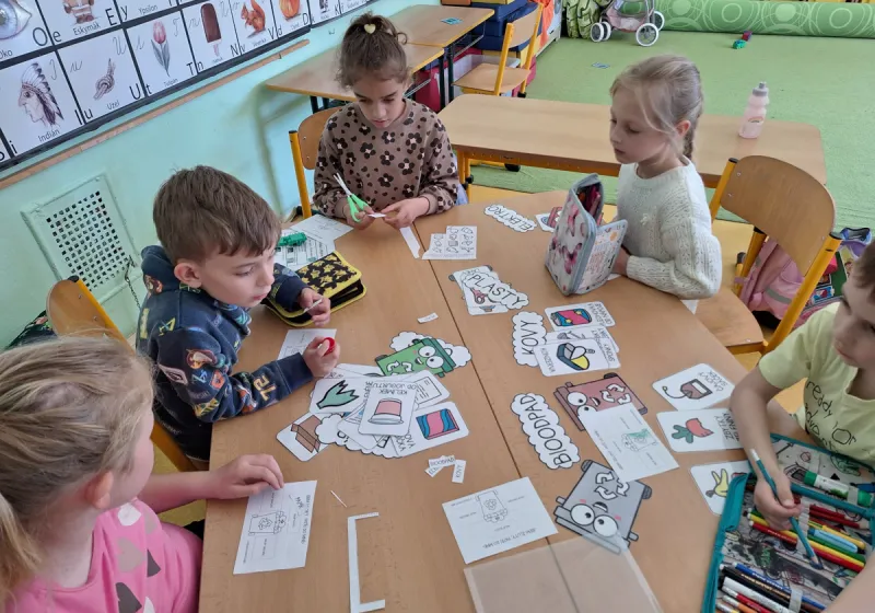 Prvňáčci a jejich první centra aktivit
