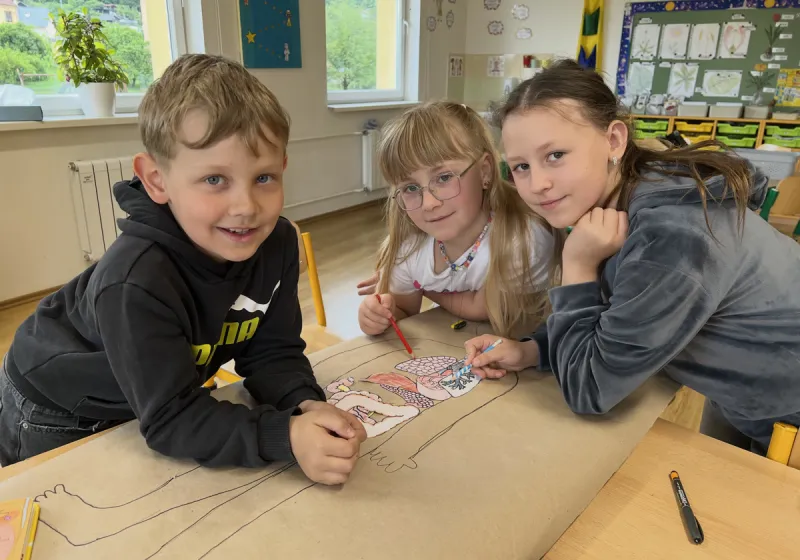 Třeťáci objevovali tajemství lidského těla
